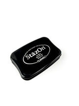 Image of Stazon Solvent Ink - Jet Black that is used for papercrafting. Image of Stazon Solvent Ink - Jet Black that is used for papercrafting.