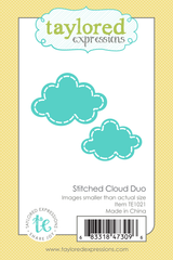 Stitched Cloud Duo Die Set