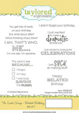The Inside Scoop Stamp Set - Belated Birthday
