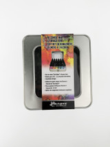 Image of Alcohol Ink Storage Tin that holds alcohol bottles for papercrafting.