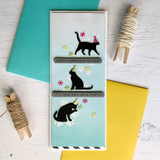 Simple Strips Stamp - Meow
