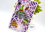 Mini Slim Stencil - Spiderweb