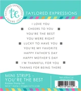Mini Strips Stamp - You're the Best