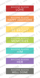 Building Blocks Simple Storage Stickers