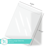 Image of Simple Storage Sleeves - Extra Large with dimensions which are 6 3/4 x 9 1/2.