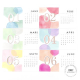 Abstract Accents Stencil & Clear Stamp Combo