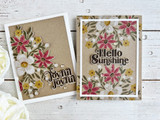 Spring Array Stamp, Stencil & Clear Combo