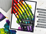 Mini Strips Stamp - Rainbow