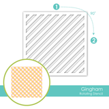 Gingham Rotating Stencil