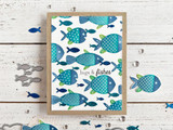 Hook, Line & Sinker Stamp & Stencil Combo