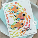 Hook, Line & Sinker Stamp & Stencil Combo