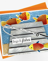 Hook, Line & Sinker Stamp & Stencil Combo
