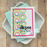 Create-in-Quads Layering Stencil - Hexagon