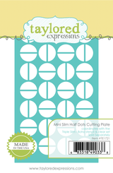 Mini Slim Half Dots Cutting Plate Die