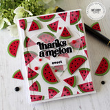 One in a Melon Stencil & Clear Stamp Combo