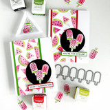 One in a Melon Stencil & Clear Stamp Combo