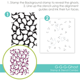 G-G-G-Ghost Stamp & Stencil Combo