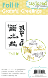 Foil It - Grateful Greetings