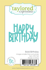 Bold Birthday Die