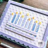 Triple Slim - Celebrate Candles Die