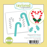 Peppermint Kisses Stencil & Die Combo