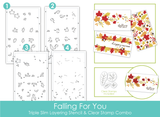 Triple Slim Layer Stencil - Falling For You