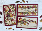 Triple Slim Layering Stencil - Falling For You + Clear Stamp Add-Ons
