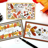 Triple Slim Layering Stencil - Falling For You + Clear Stamp Add-Ons