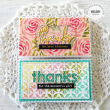 Diagonal Stitch Mini Slim Stacklets Die Set
