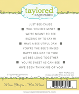 Mini Strips - Bee Mine stamp