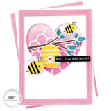 Mini Strips Stamp - Bee Mine
