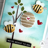 Mini Strips Stamp - Bee Mine