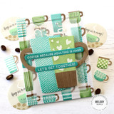 Simple Strips Stamp - Coffee