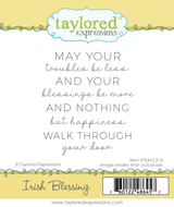Irish Blessing stamp