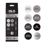 OLO Warm Gray Alcohol Markers - 8 Colors