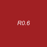 OLO Brush Half - R0.6 Cranberry