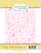 Party Vibes Background Stamp