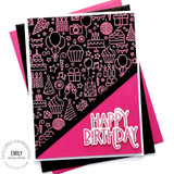 Party Vibes Background Stamp