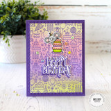 Party Vibes Background Stamp