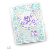 Party Vibes Background Stamp