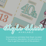 Building Blocks Stamp - Milestones