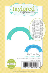 Fly Your Flag Die & Clear Stamp Combo
