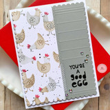 Spring Chickens Stencil & Clear Stamp Combo