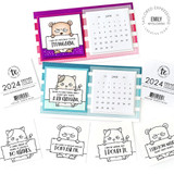 Square Calendar Cards - Feisty