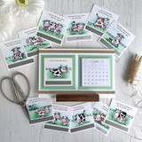 Square Calendar Cards - Moo-la-la