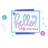 Hello It's Me Cling & Clear Stamp Combo