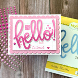 Hello It's Me Cling & Clear Stamp Combo