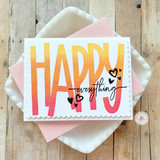 Big Happy Cling & Clear Stamp Combo