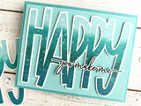 Big Happy Cling & Clear Stamp Combo