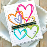 Sketched Hearts Die Set